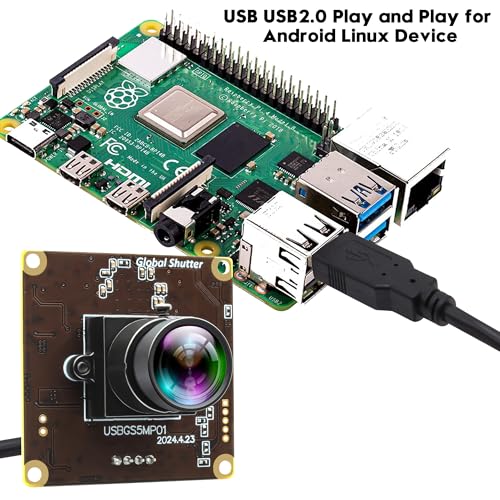 ELP Global Shutter USB Camera 50fps High Speed USB Camera Module for Computer Wide Angle No Distortion Lightburn Camera Laser Engraver PC Camera for Motion Capture Face Recognition - Image 8
