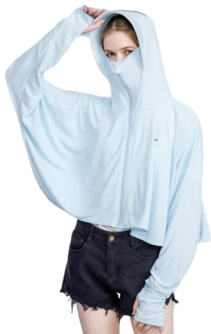 Women's Sun Protective Jacket Full Zip UPF 50+ UV Sun Protection Clothing Lightweight Long Sleeve Hoodie Sun Shirt