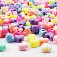 250 Perline Acriliche A Forma Di Stella - Colori Pastello, 11mm, Per Braccialetti E Collane Fai Da Te - 4