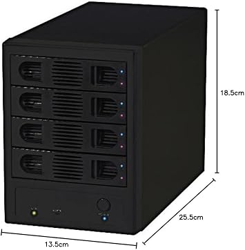 MARSHAL SATA 4-bay External Case HDD TOWER 4 MAL-3035SBKU3