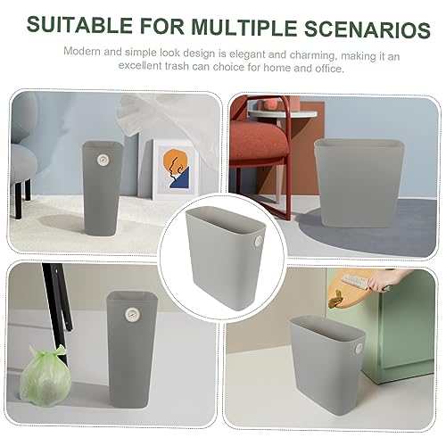 Caneca de basura rectangular para cocina y baño miniatura 6