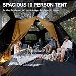 EVER ADVANCED 8/10 Person Camping Blackout Design Tent - Image 6