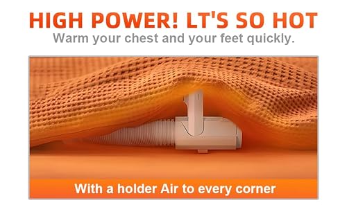 Portable Blanket Heater, Comfortable Warm Air, Sweat Absorption & Drying, Suitable for Climate Changes, All-Season Use, Can Dry Shoes, Clothes, Blankets, Bed Warmers, and Blankets - Thumbnail 4