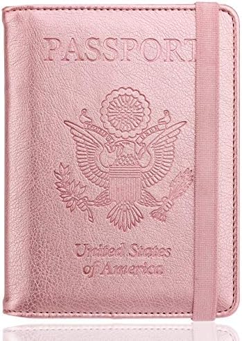 WALNEW RFID Passport Holder Cover Traveling Passport Case
