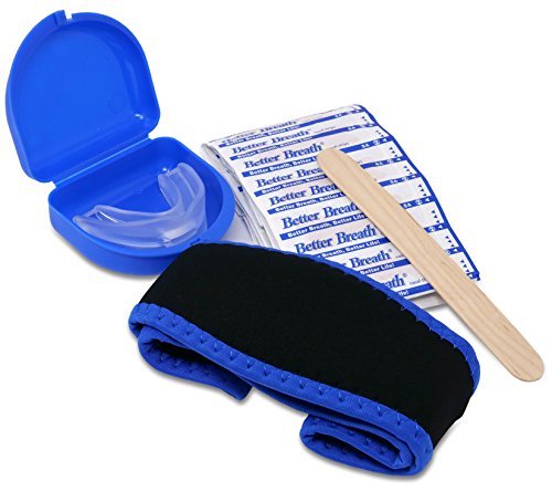 Preisvergleich Produktbild Schnarchstopp-Lösung Kinnriemen Aufbissschiene 60 Nasenpflaster Dreifache Kombipackung Wir Garantieren Dass Ihr Schnarchen Aufhört oder Sie Bekommen Ihr Geld Zurück!