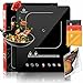 Produktbild KESSER® Induktionskochplatte Induktionskochfeld 1 Platte 2100W Tragbares 28cm Kochplatte + 3x Mikrofasertuch + 1x Rezeptbuch, 9 Heizstufen, 8-Stunden-Timer, Touch-Steuerung, Booster-Funktion 220-240V