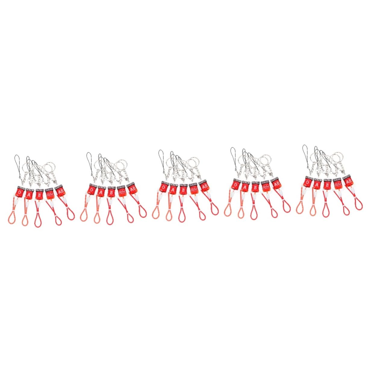 25 Piezas accesorios de fiesta llavero bolsa de sangre fiesta de halloween llaveros Adorno para mochilas halloween decoracion llavero Favor de fiesta AbS rojo