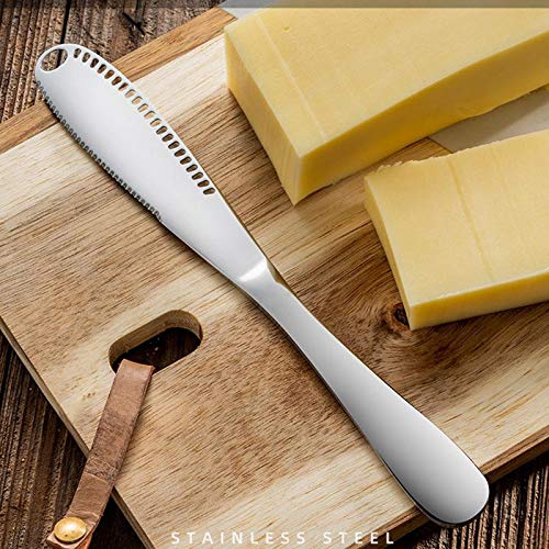 Butter Knife with Serrated Edge,Stainless Steel Butter Spreader Knife