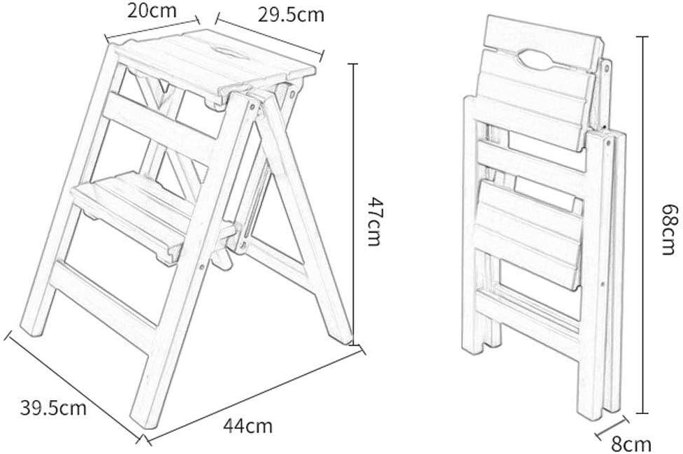 Multifunction 2 Step Ladder Stool Portable Shoe Bench Flower Stand Rack Wide Pedal Staircase Chairs Seat (D)