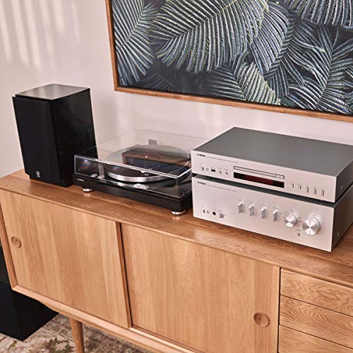 Image of YAMAHA TT-S303 Hi-Fi Vinyl Belt Drive Turntable - Piano Black