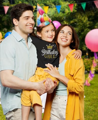 Tstars Gift for Birthday Girl Princess Party Girly Kids T-Shirt4