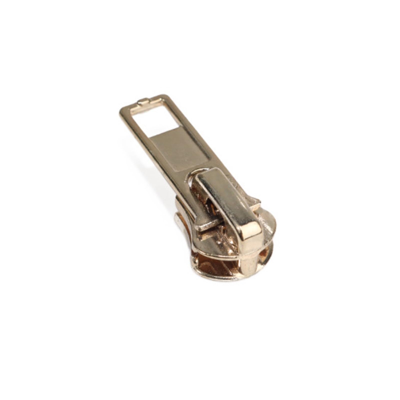 Tiradores de cremallera, 2 piezas 5# Tirador de cremallera Cabezal de cremallera desmontable Kits de reparación de cremallera instantánea Deslizador de cremallera(Gold)