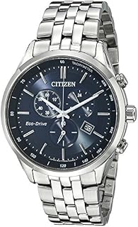 Citizen Men's Eco-Drive Chronograph Stainless Steel Watch with Date, AT2141-52L