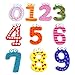 Vektenxi 10pcs números 0-9 imanes de nevera madera matemáticas conjunto digital bebé juguete educativo para niños duradero y útil