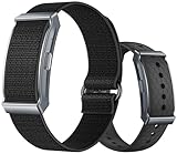 Smart Bracelet Health Wristband Fitness Tracker Heart Rate Monitor Smart Band Sleep Tracker Step Counter Pedometer Multi Sport Modes Waterproof Wearable Activity Tracker, Silicone & Nylon Strap