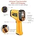 Rechargeable IR Thermometer Gun, -58°F~1472°F Non-Contact Laser Thermometer Gun, High Accuracy Digital Infrared Temperature Gun for Cooking, Griddle, Oven, Meat Food, HVAC, Automotive, Industrial Use
