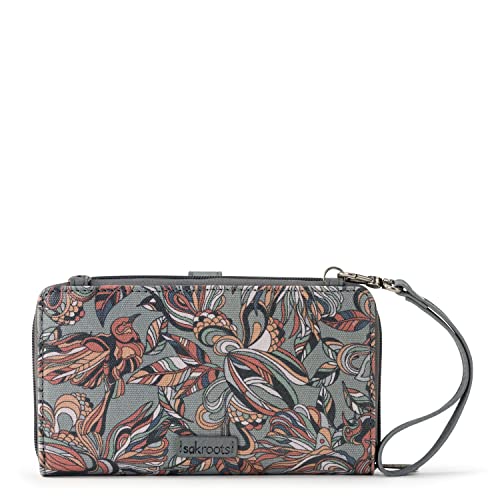Image of Sakroots Smartphone Crossbody Purse - Women's Cellphone Bag & Wallet For Everyday - Convertible Wristlet With Zipper