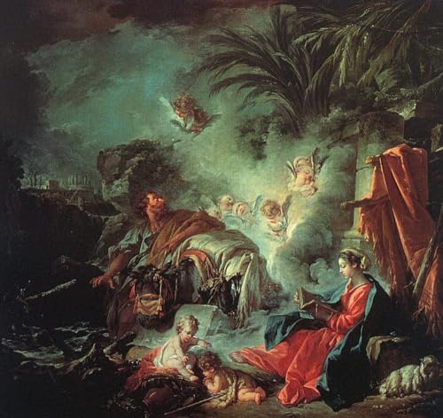 Peinte a la main par des professeurs d'art, la toile Francois Boucher est un cadeau d'exception