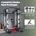 Major Fitness Drone2 Smith△ Machine – All-in-One Home Gym Squat Rack with Weight Bar, Dual LAT Pull-Down Systems & Cable Crossover Machine