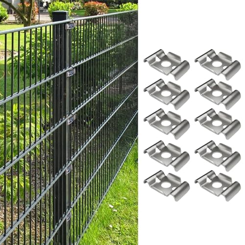 Attache de fixation perceuse et collier de serrage inox pour câble métallique x10