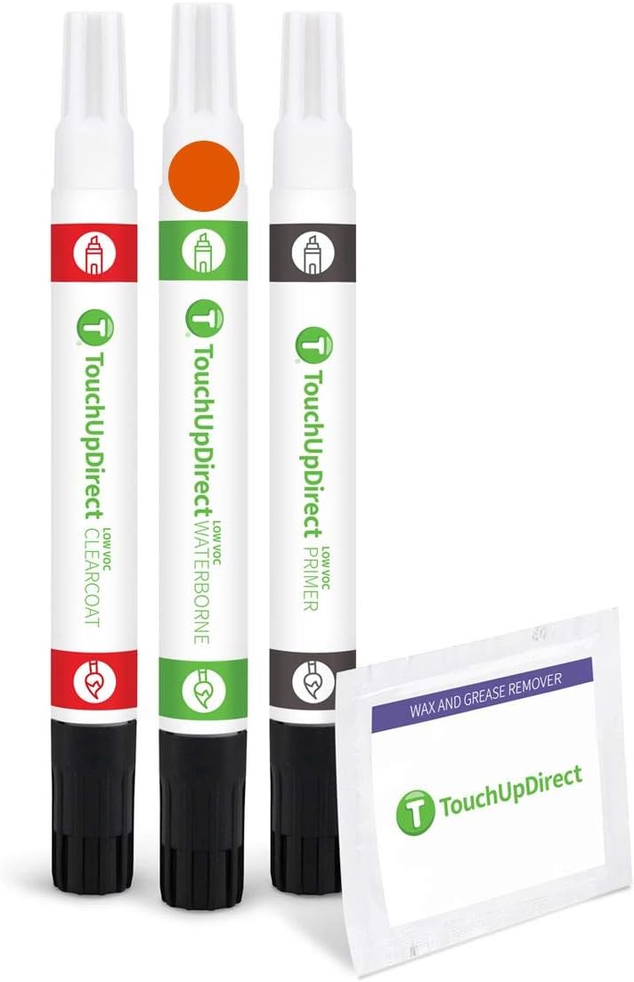 TouchUpDirect PEC Sinamon Stick Compatible with Dodge Exact Match Touch Up Paint Pen+Brush Applicator - Preferred Kit
