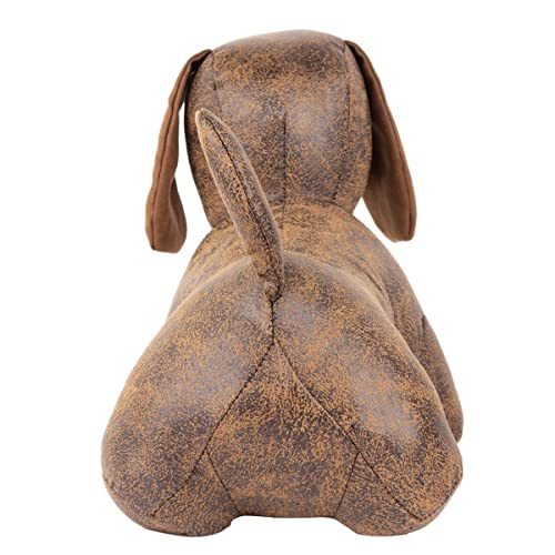 Paoletti Dexter Faux Leder Hunde Neuheit Türstop, 28 x 38 x 18cm, Braun