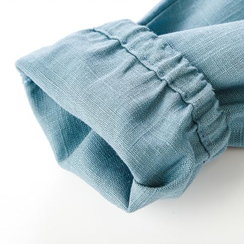 Kids Baby Drawstring Linen Haram Pants Toddler Boys Girls Spring Summer Casual Lounge Gauze Pants Hemp Clothing4