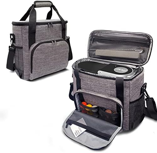 CHELVVG Coffee Maker Travel Carrying Bag Compatible with Keurig K-Mini or K-Mini Plus, Single Serve Coffee Brewer Waterproof Portable Storage Bag with Extra Pockets (Bag Only)