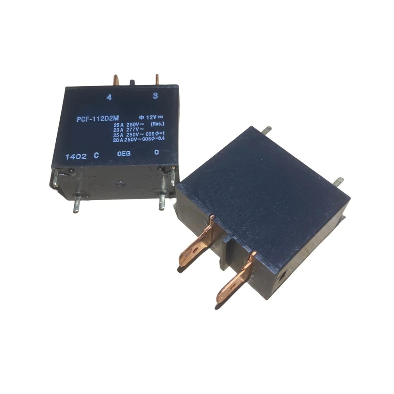 Relais 12 V CC PCF-112D1M contre les surcharges de circuit 25A - 7