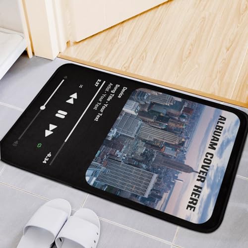 Tapete decorativo personalizado WOBAGMEN 2'x3' negro miniatura 6