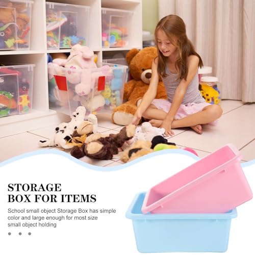 Cajas de plástico con diseño sencillo y resistente para útiles 8