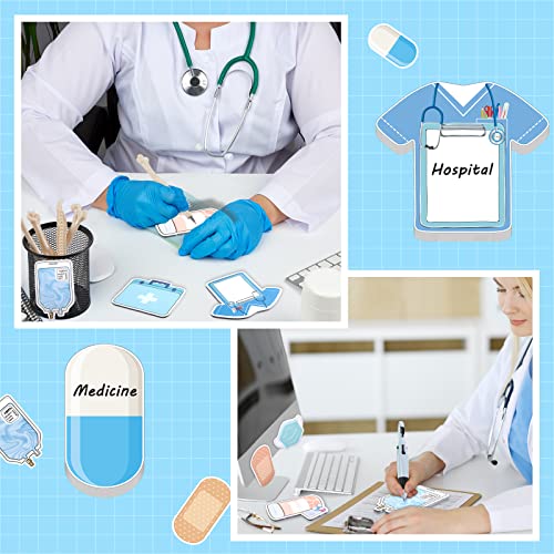 30 Pcs Nurse School Supplies For Students Funny Cute 6 Syringe Pens For Nurses 4 Bone Ballpoint Pens 8 Nurse Sticky Notes Pad 6 Retractable Pens And 6 Nurse Shuttle Pen For Hospital School Gift #TOP5