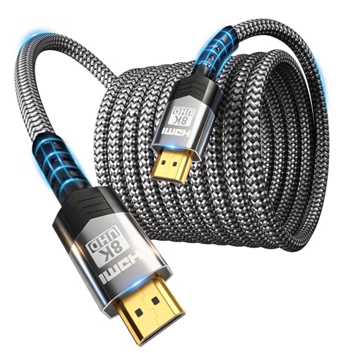 Soonsoonic 8K HDMI 2.1�P�[�u�� 20�t�B�[�g 48Gbps �������ґg�Q�[���R�[�h 10K 8K@60Hz 4K@120Hz/144Hz eARC Dolby Atmos DTS:X HDR10 VRR ALLM�APS5 Xbox�V��