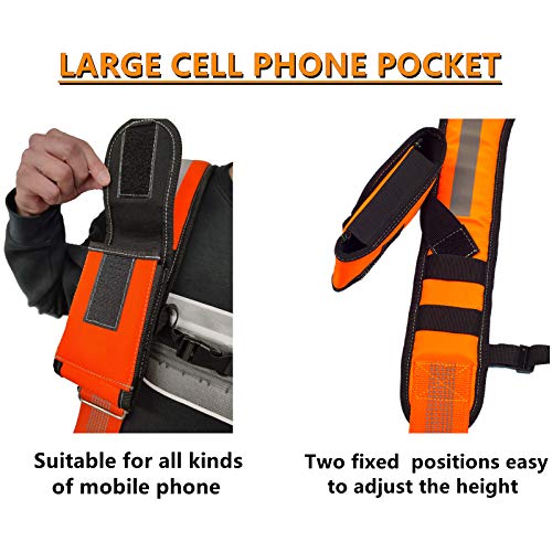 Aisenin Carpenter Tool Belt Suspenders, Heavy Duty Tool Belt Suspenders Reflective Safety Suspenders #TOP2