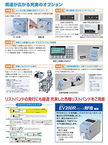 Amazon.co.jp: SATO サトー EtVie エヴィ EV208R カッタ仕様 USB + RS 