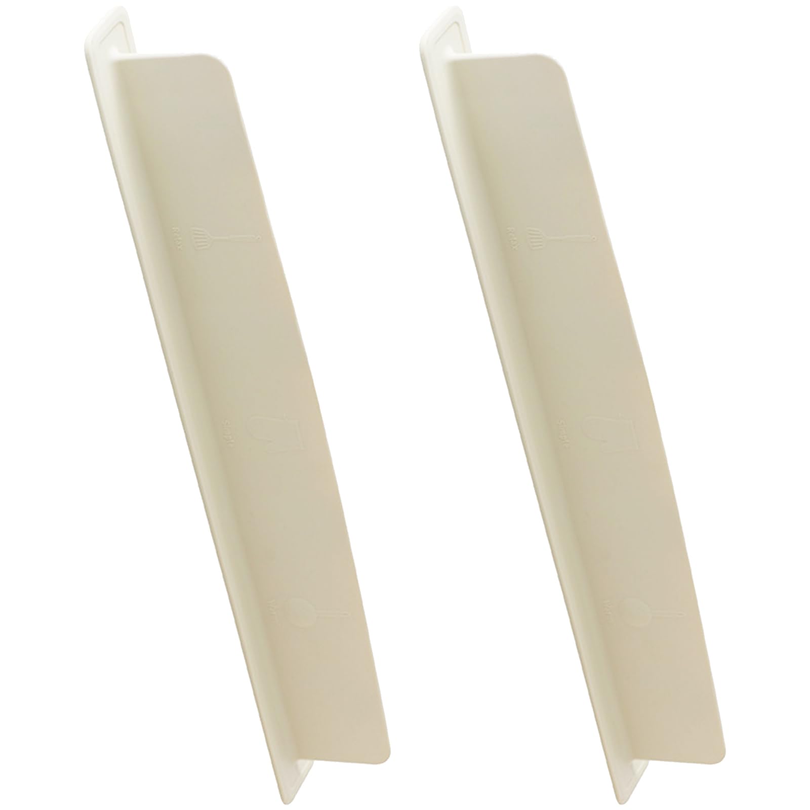 YROHGKPN 2 Pack Silicone Splash Guards Flexible Water Deflection Barrier for Kitchen Bathroom Sink Countertop Splash Guards