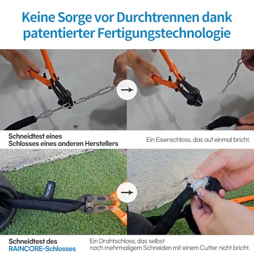 RAINCORE 自転車ロック 150cm