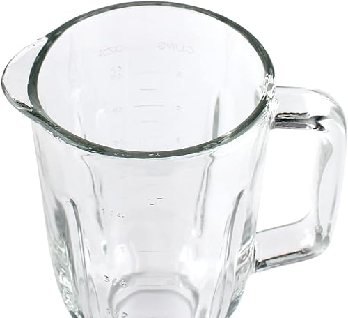 Miniatura 4 de Piezas de repuesto Tarro de vidrio de 5 tazas con tapa, compatible con BLACK&DECKER Licuadora de 10 velocidades BL2010BPABL2010BP