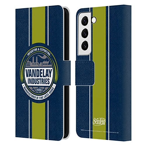 Seinfeld Industries étui portefeuille en cuir compatible Samsung Galaxy S22 5G Head Case Designs