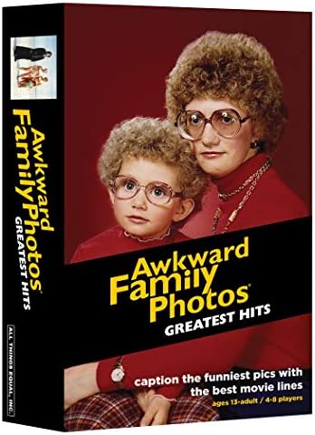 Awkward Family Photos Greatest Hits - Caption Hilarious Pics with Memorable Movie Lines, Best of Original & Vol 2, plus New Pics & Movie Lines, Age 13 & Up, Better Cards, Bigger Images & A Card Box