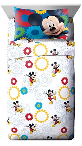 Disney Junior Mickey Mouse Clubhouse Twist 3 Piece Twin Sheet Set, 3