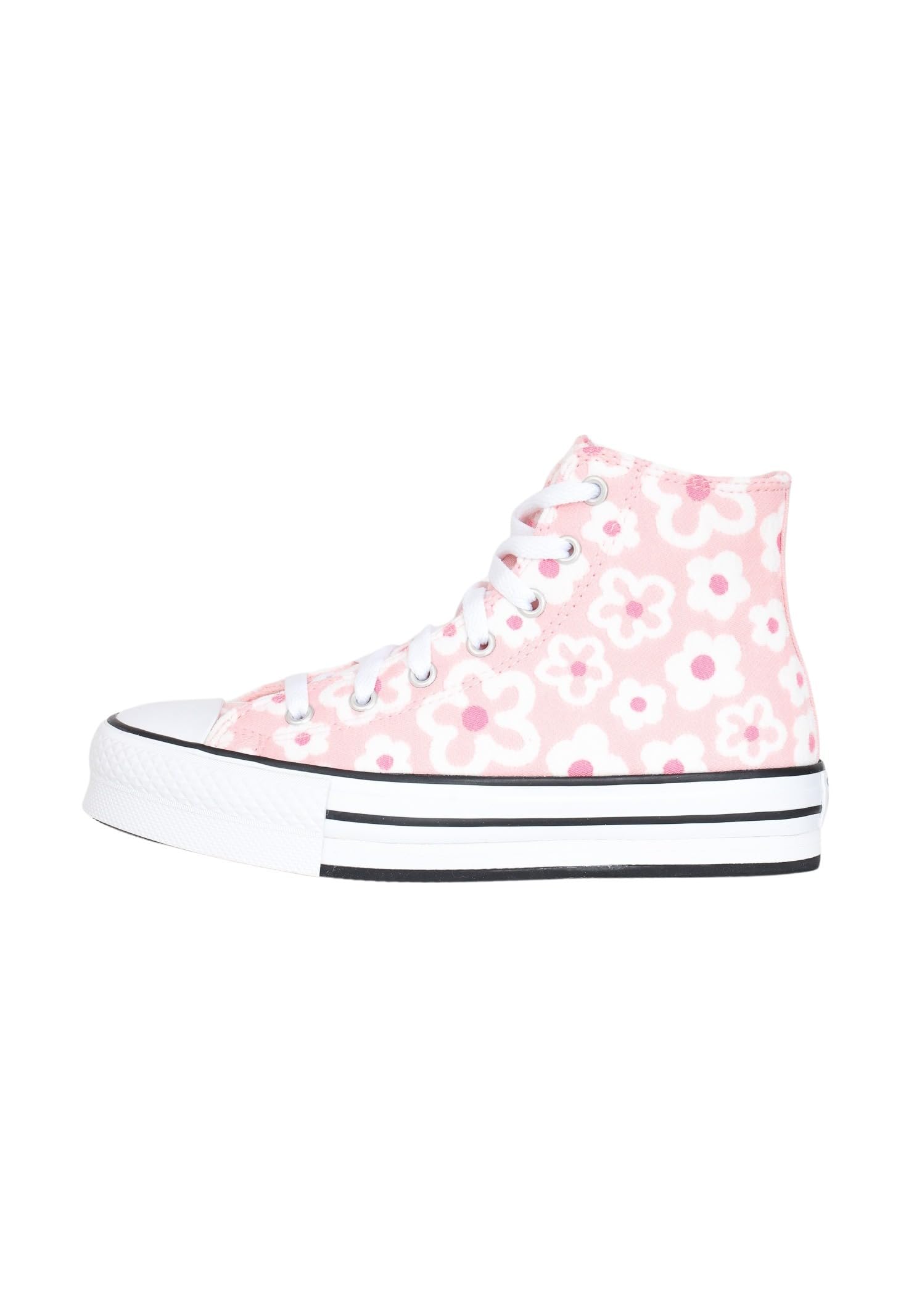 Converse Zapatillas de mujer Chuck Taylor All Star Lift Platform Flower Embroidery