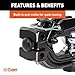 CURT 45907 Adjustable Pintle Hitch Combination, 2-Inch Receiver, 6-Inch Drop, 2-5/16-Inch Ball, 13,000 lbs