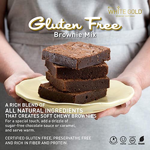 Extra White Gold Brownie Mix And All Purpose Flour Blend - [Gluten Free] [Nut Free] [Free Of The Top 14 Major Allergens] #TOP7