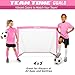 GoSports Team Tone 4 ft x 3 ft Portable Soccer Goal for Kids - Pop Up Net for Backyard - Pink