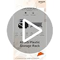 Image of AYSIS Plastic Rack For Storage,Foldable Wardrobe For Clothes,Collapsible Wardrobe,Kitchen Cupboard,Clothes Storage ,Cupboard For Clothes Plastic(Black,5-Shelf-5-Door),44 Centimeters,32 Cm,158 Cm