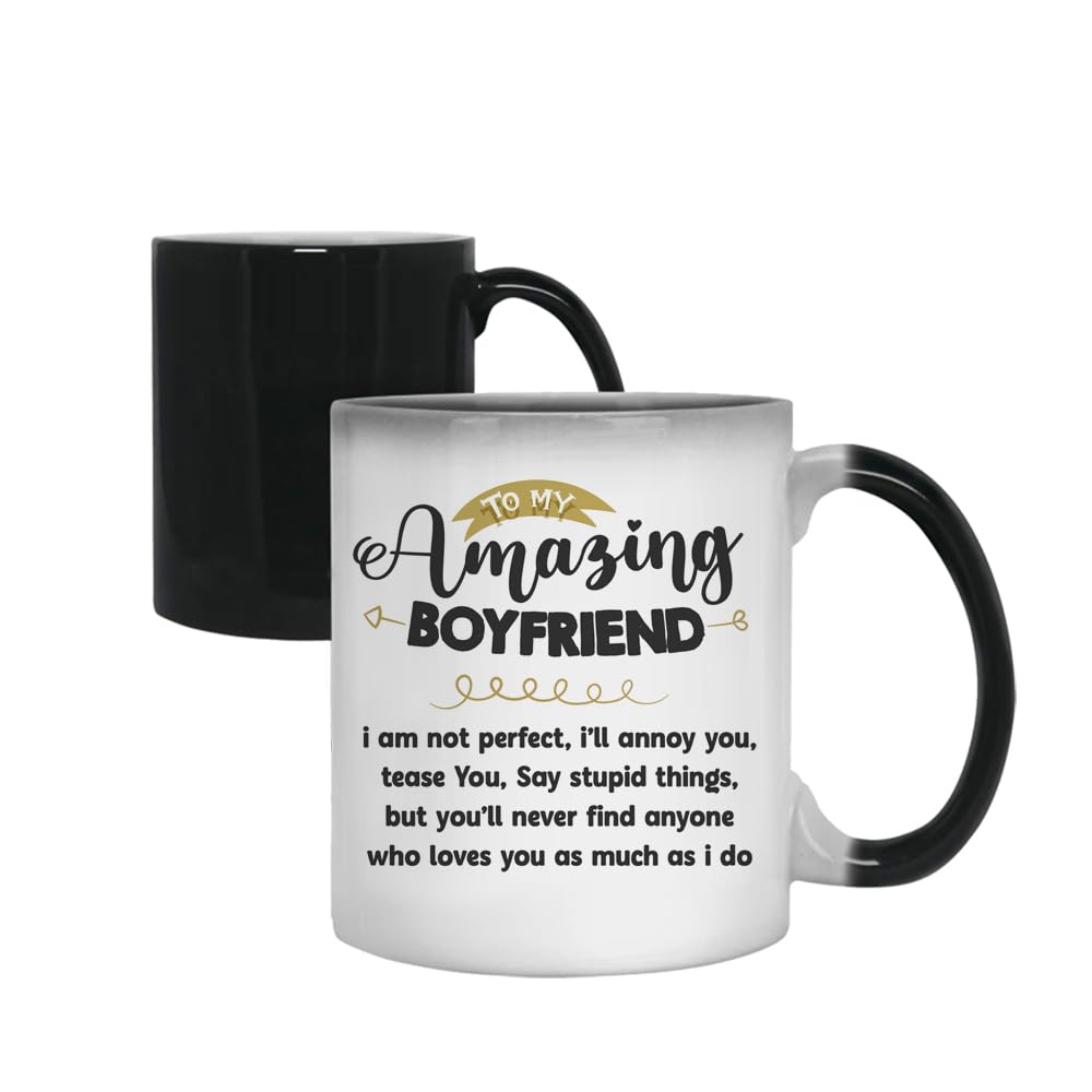 Getagift to My Amazing Boyfriend I'll Annoy You, Valentines Day Gifts, Colour Changing, Magic Cup/Mug.