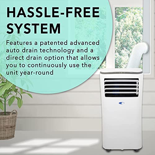 Whynter Arc-102Cs 10,000 Btu 3-In-1 Portable Air Conditioner, Dehumidifier And Fan Bundle With 2 Yr Cps Enhanced Protection Pack #TOP5