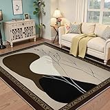 BYLEEHOMED Alfombra Moderna de Forma Irregular de salón de 60x90cm Minimalista Suave y Estampado ramal moqueta de Pelo bajo para la decoración estética del Dormitorio