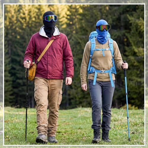 Image of Chicingyou 2 Pack Dirt Bike Goggles with 2 Balaclava Masks, Atv Motocross Motorcycle Goggles, UV Protection for Men Women